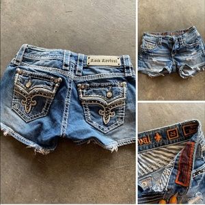 Like new rock revival shorts